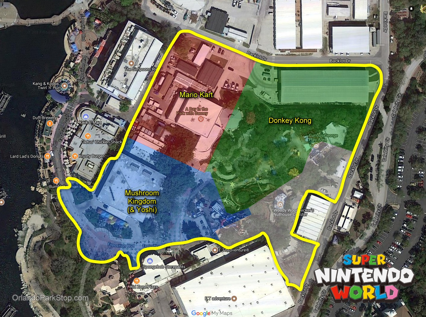 Permits Show Super Nintendo World Taking Over KidZone at Universal - When Will Super Nintendo World Open In Orlando