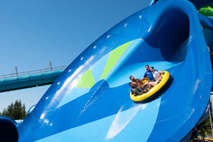 Ray Rush Family Water Slide Now Open At Aquatica Orlando Review Video Orlando Parkstop