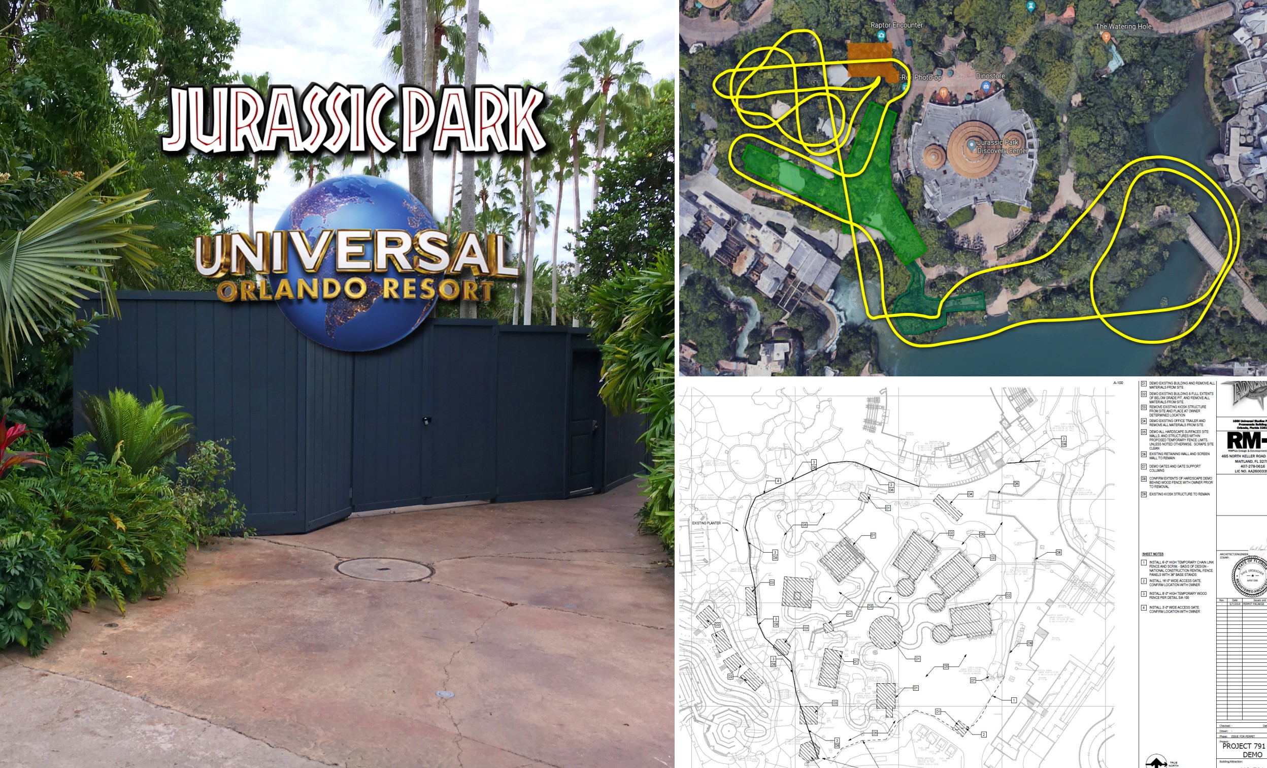 jurassic park the ride map
