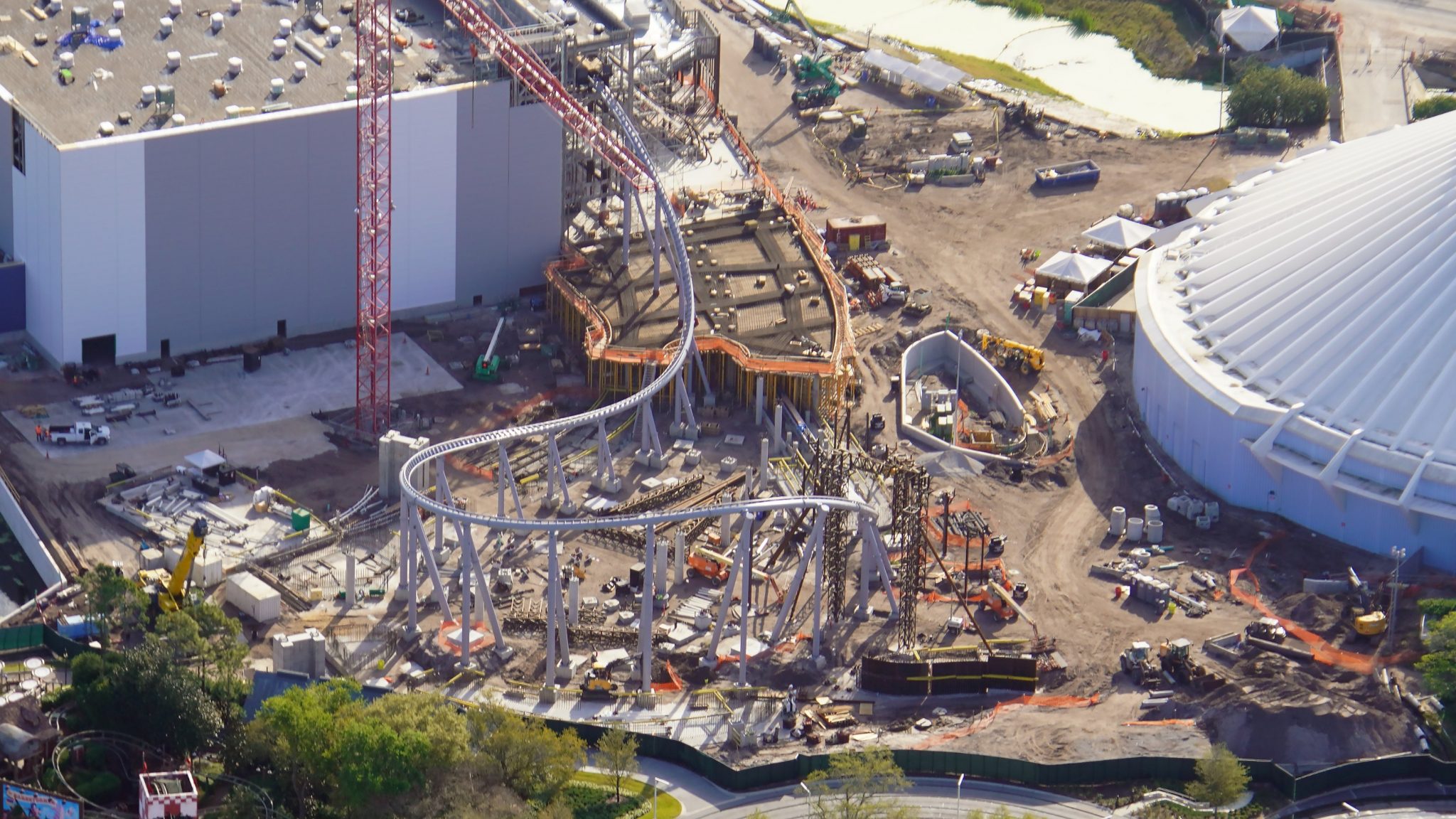 Aerial Look Into Empty Orlando Theme Parks, Closed Due to COVID-19 ...