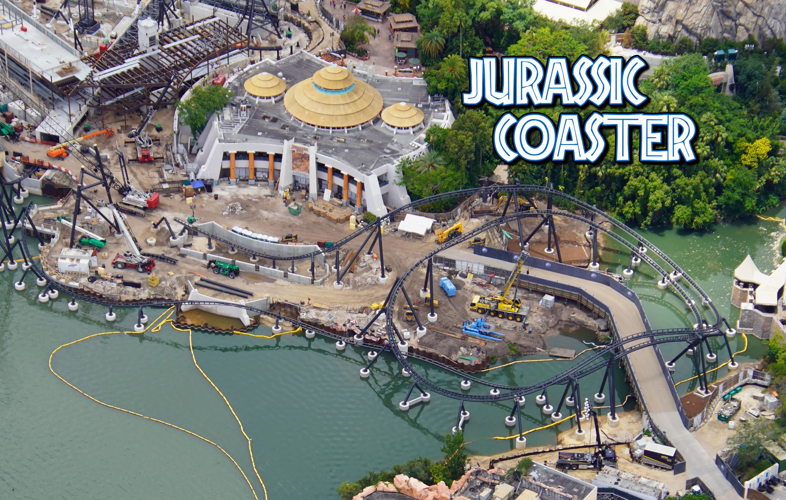 lego jurassic park roller coaster