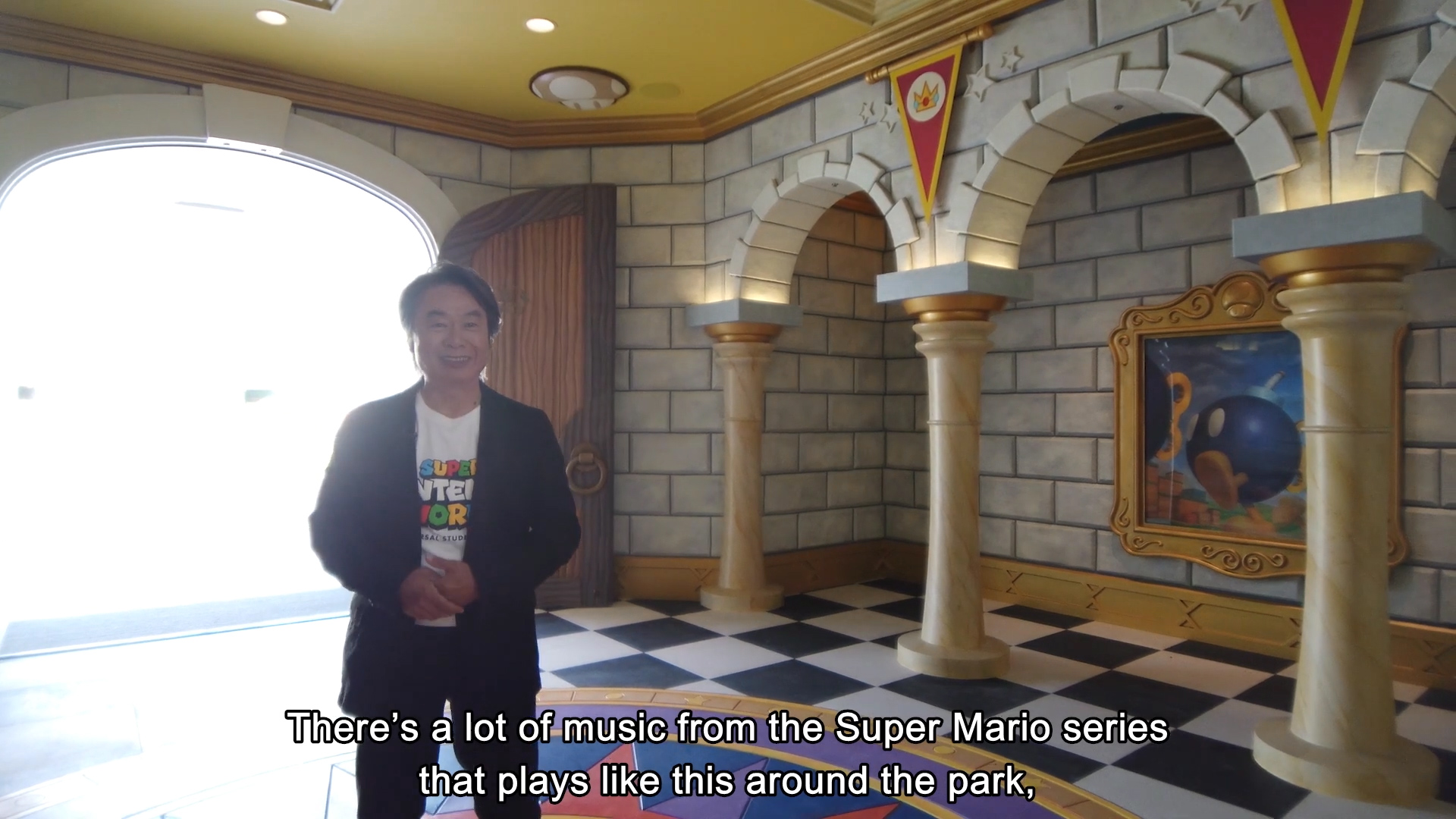Shigeru Miyamoto Gives Tour of Super Nintendo World Theme Park
