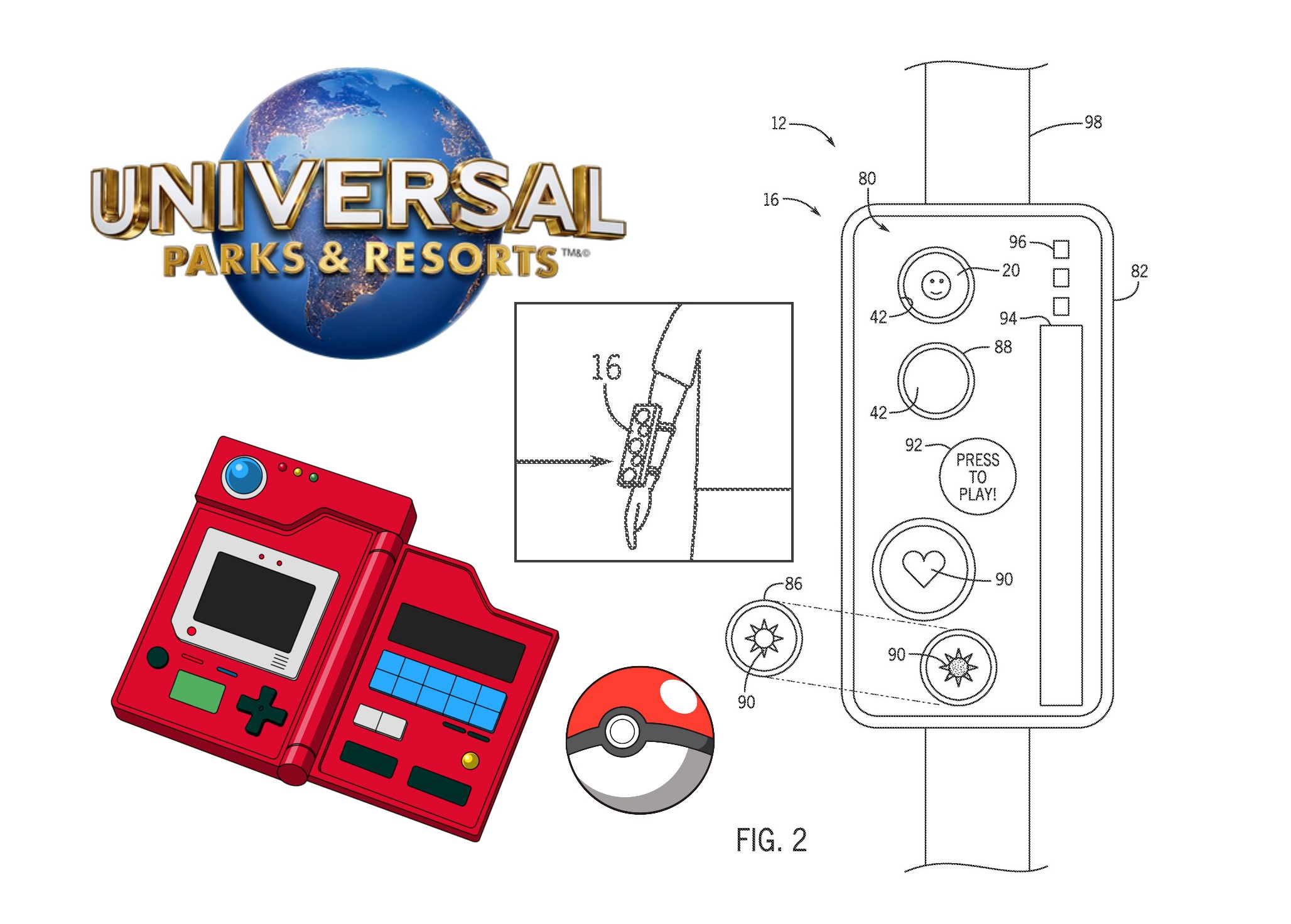 Patent from Universal Could Gamify Theme Parks and Possibly Be for Pokémon Attractions