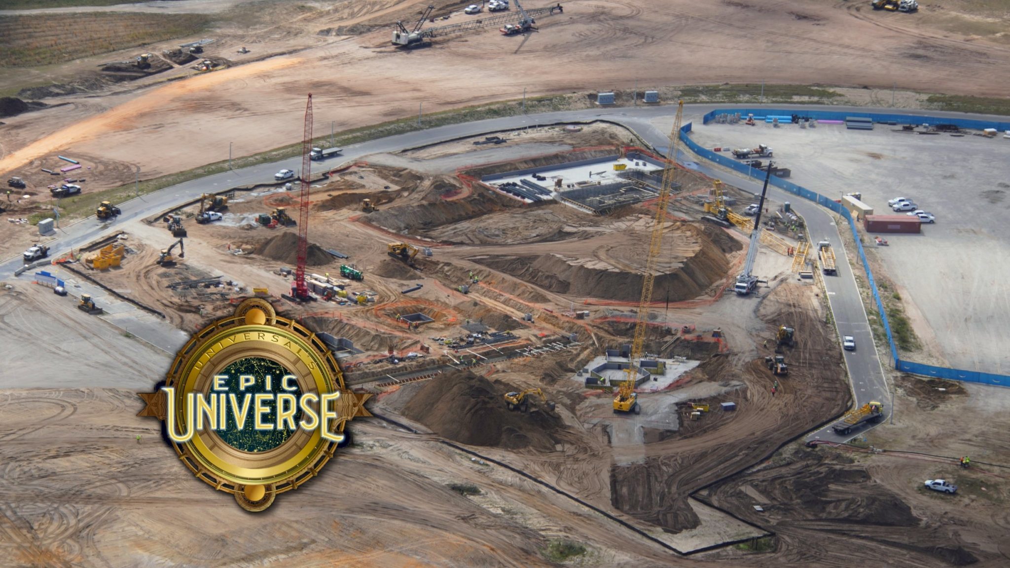 First Foundations Poured for Super Nintendo World at Epic Universe