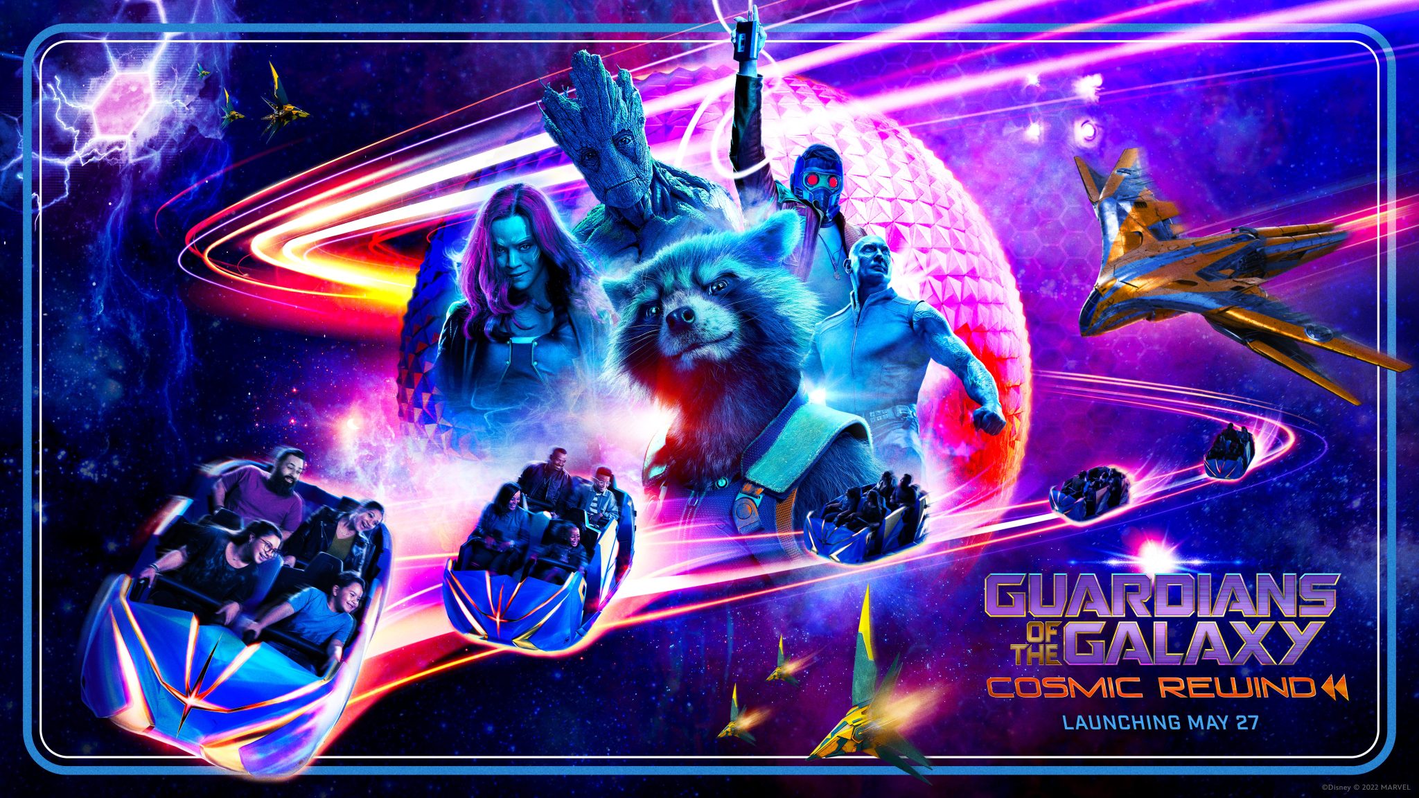 Guardians of the Galaxy: Cosmic Rewind Officially Opens May 27 at EPCOT