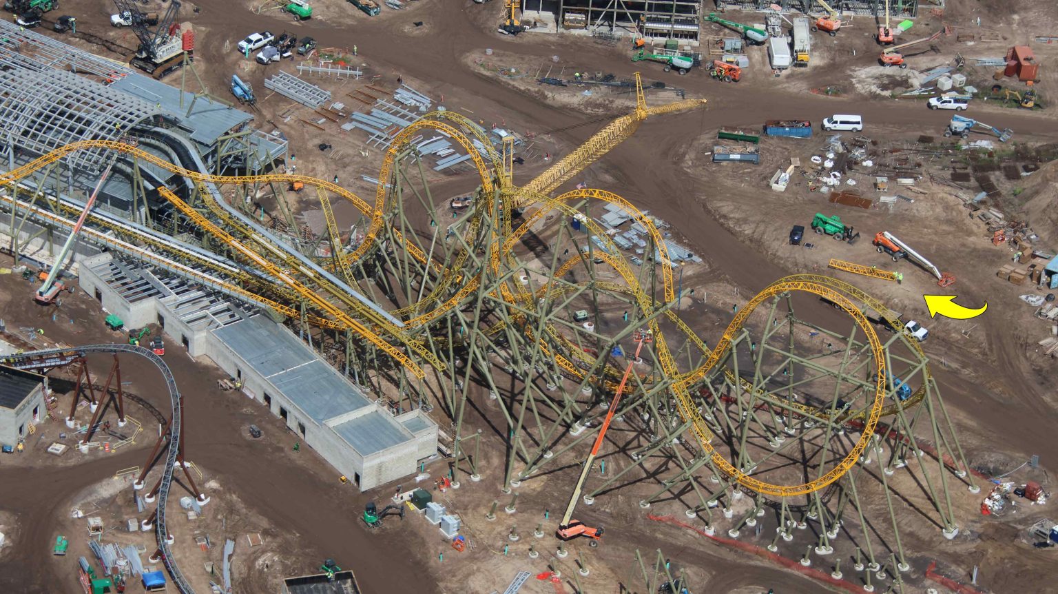 Epic Universe Update: Dueling Roller Coaster Topped Off, New Ride ...